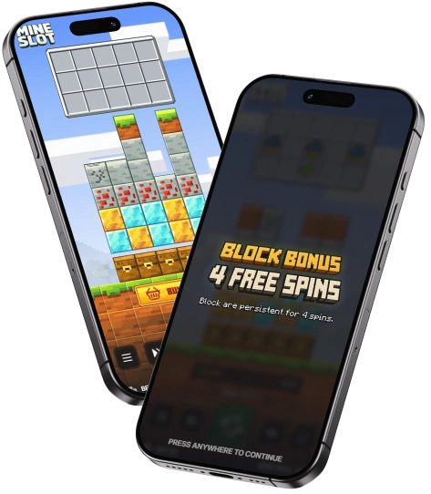 Minecraft Slot App for Mobile.