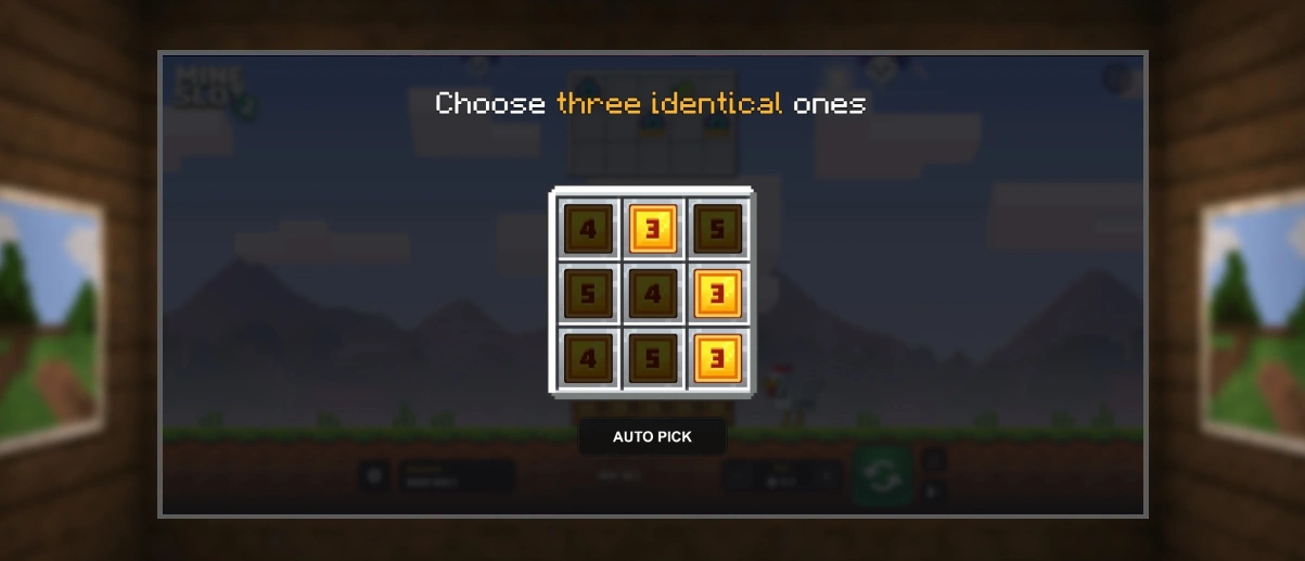 Schermata scratch-card 3x3 Mine Slot 2.